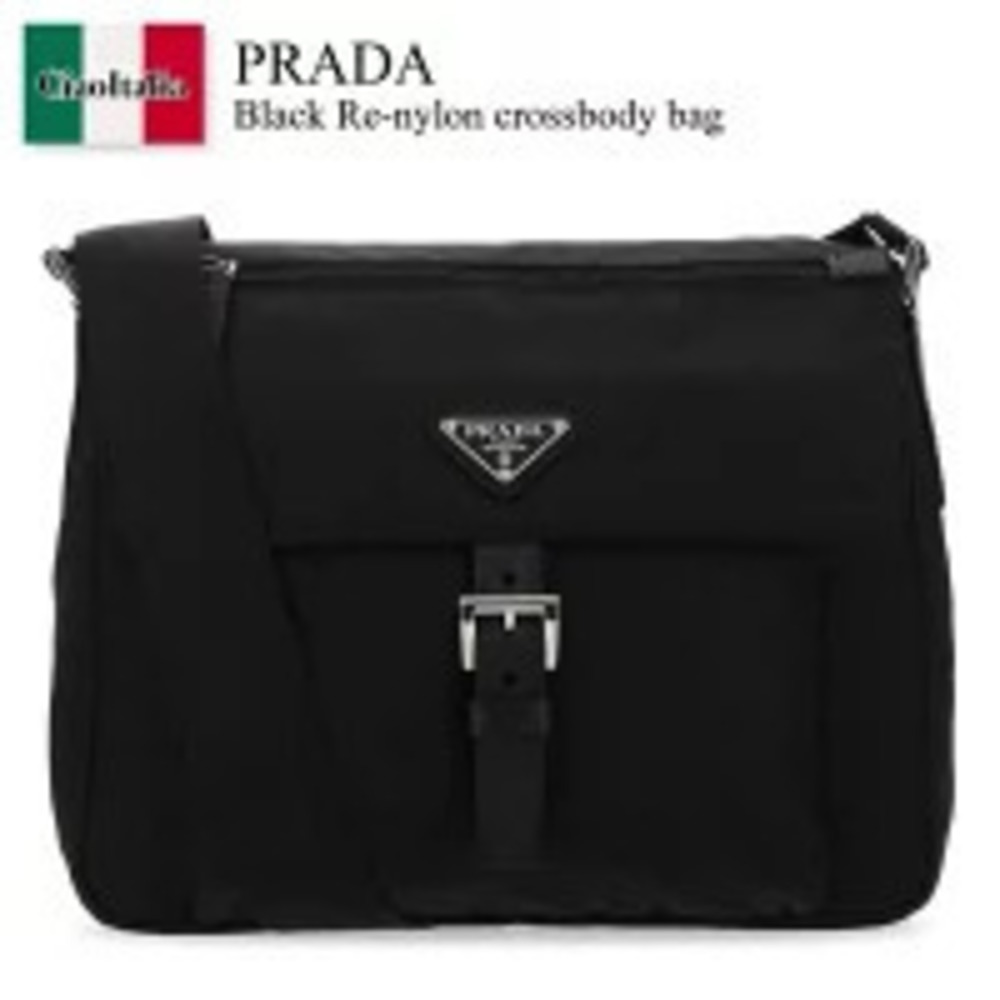 Prada Bag Black Re Crossbody Shoulder Pouch